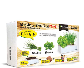 Kits de cultivo fcil de plantas culinarias